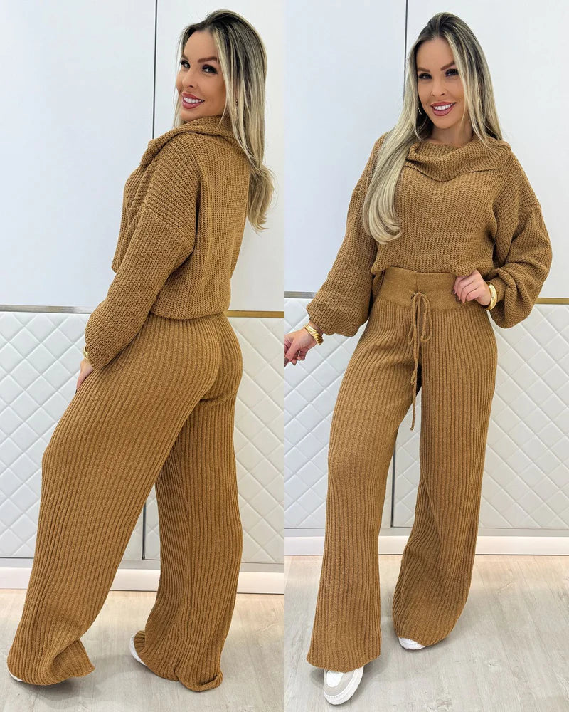 Conjunto Tricô Mousse