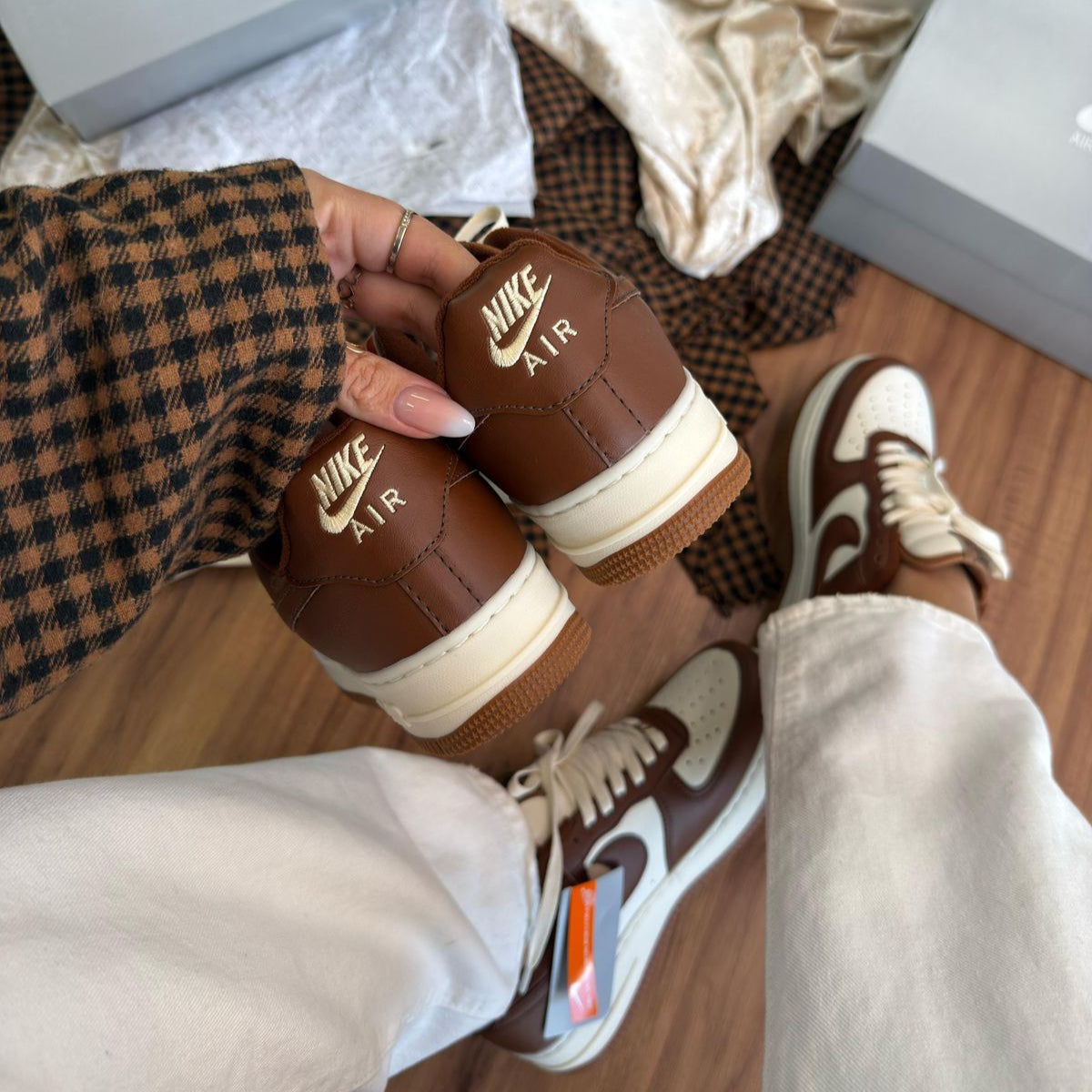 Air Force F1 Cacau + 1 cadarço (Edição Limitada)