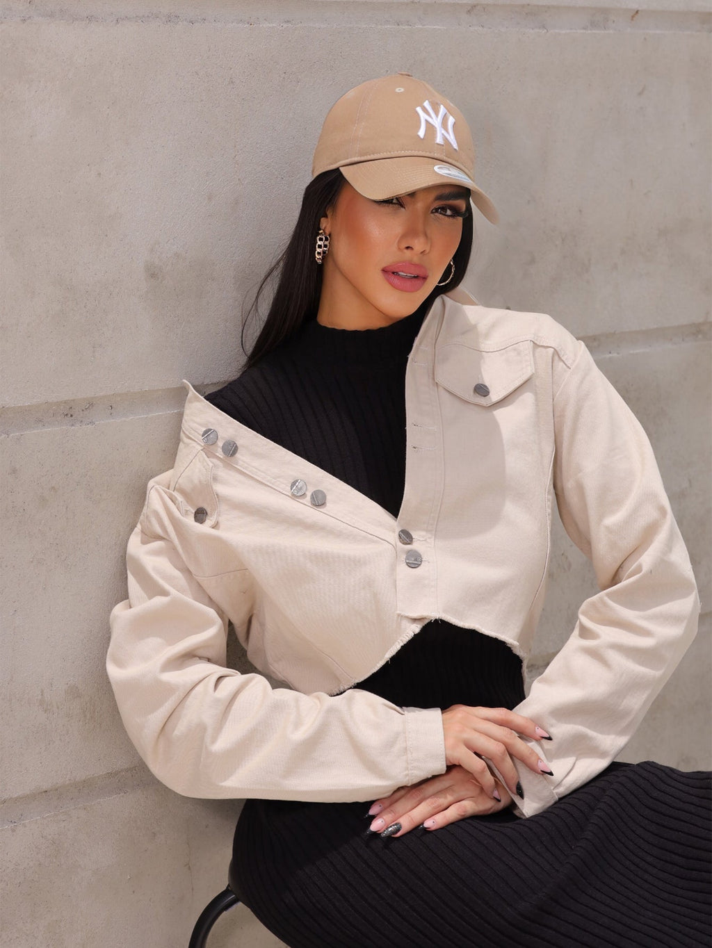 Jaqueta Jeans Sarja