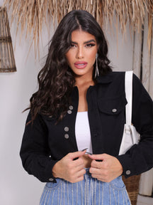 Jaqueta Jeans Sarja
