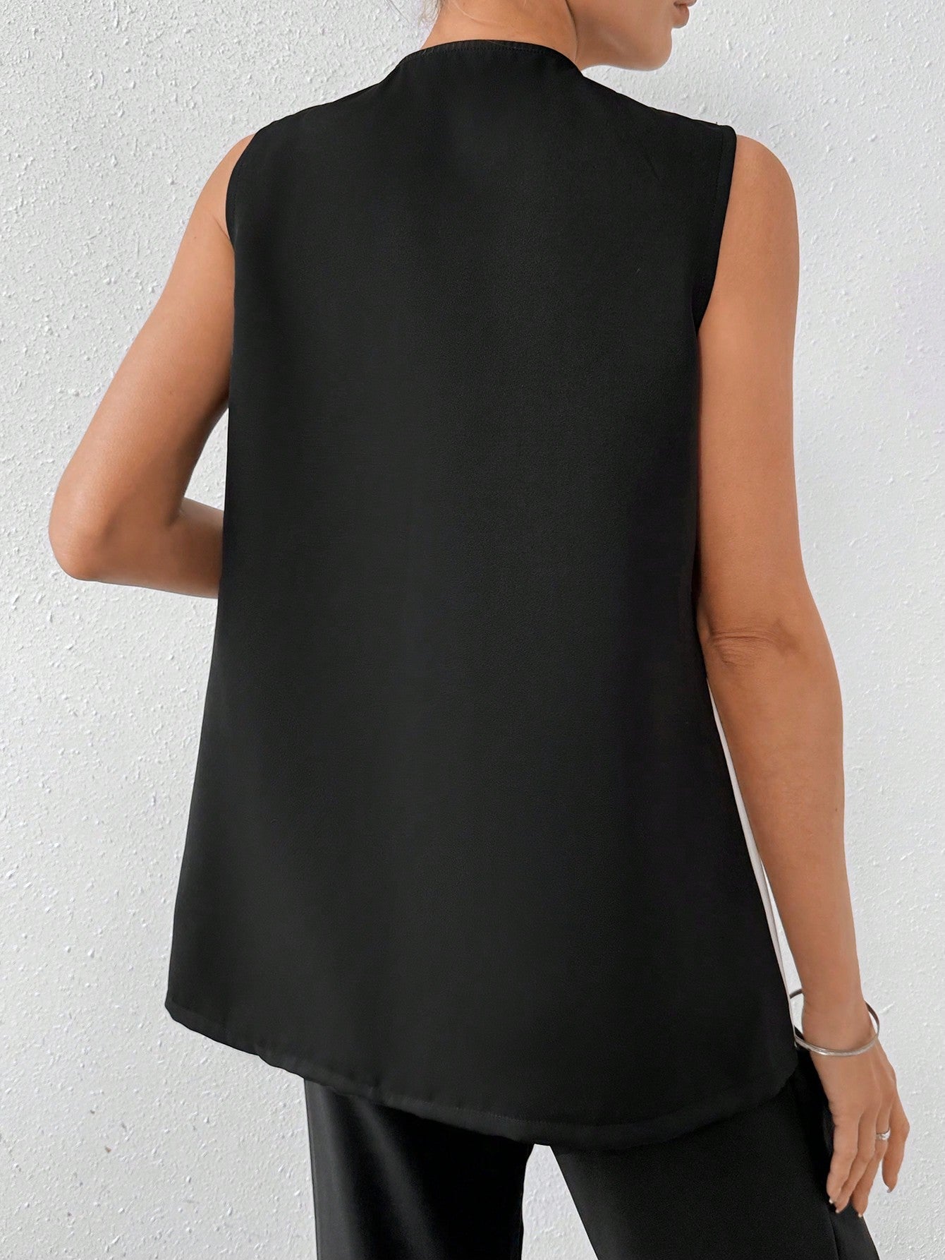 Blazer Sem Manga P&B Alfaiataria