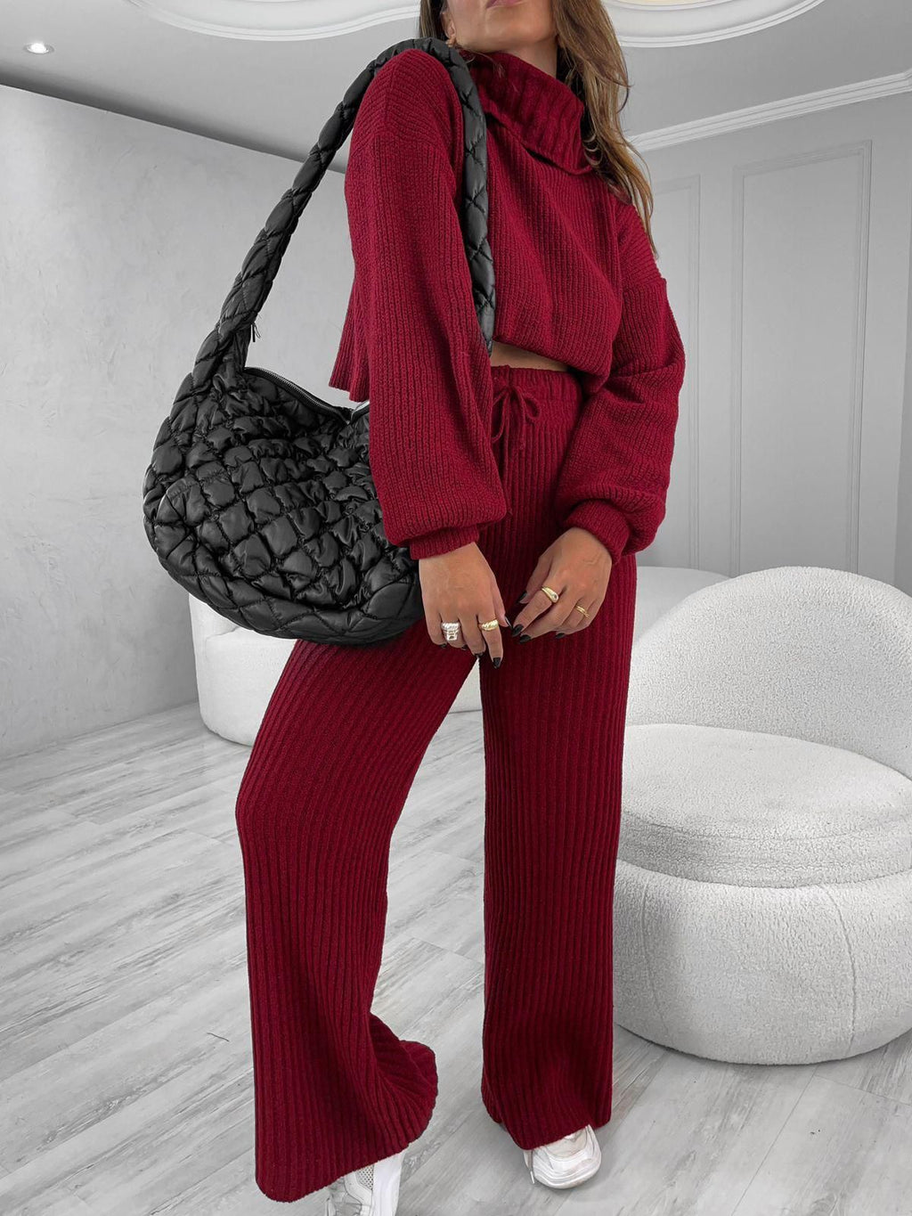 Conjunto Tricô Mousse