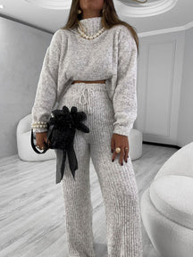 Conjunto Tricô Mousse