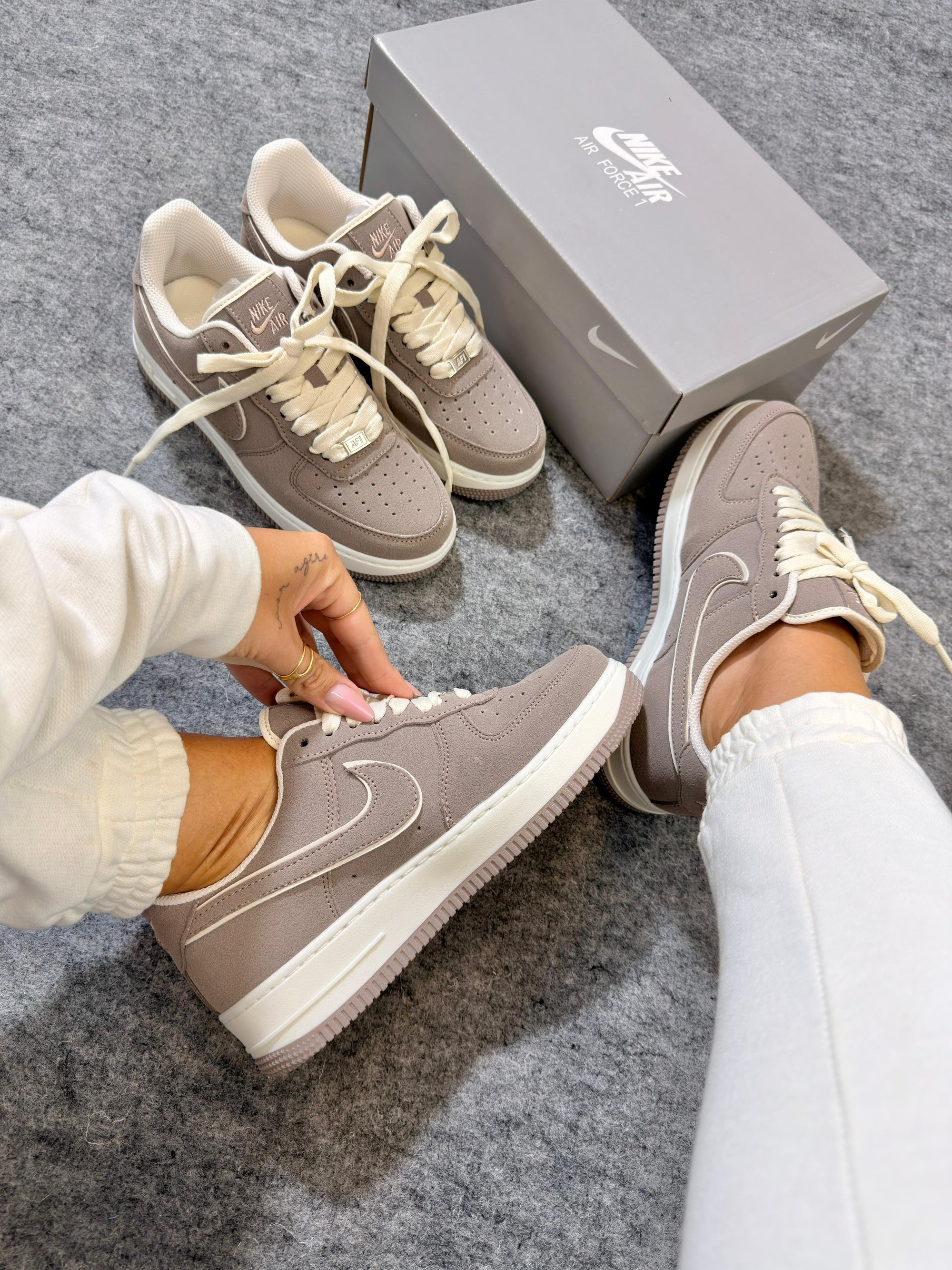 Tênis Air Force Nobuk | Premium